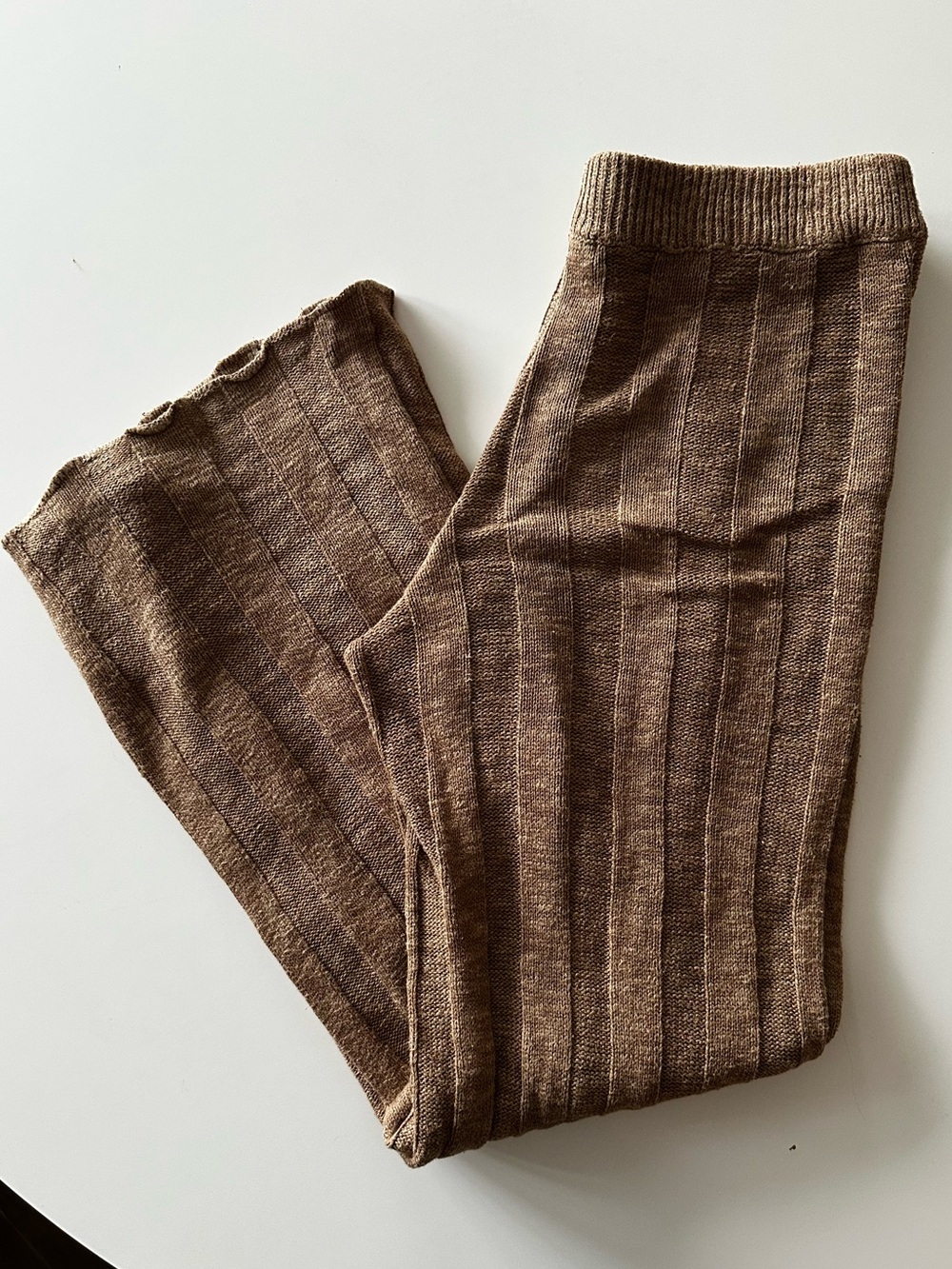 JLUXLABEL Ribbed Knit Tank & Pants Set - Brown - Picture 4 of 7